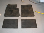 Option Code C62 Protective Rubber Floor Mats