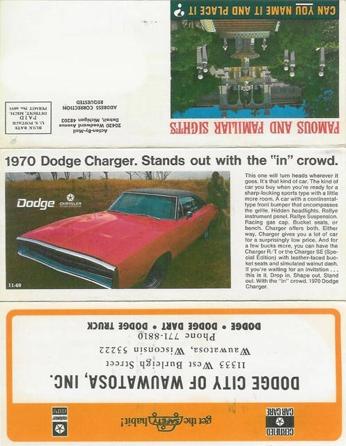 1970 Charger...Stands out in the crowd