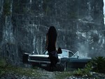 From the shooting of a music video by Loreen in Sweden